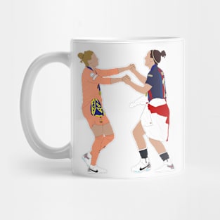 Sandra Paños and Lucy Bronze Celebration Mug